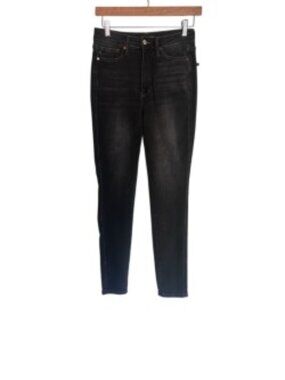 Judy Blue Black High Waist Skinny Fit Contrast Thread Jeans 26
